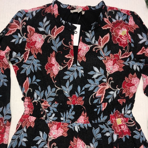 🆕❤️ LOFT Paisley Smocked Flare Dress ❤️NWT - Picture 5 of 8